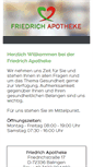 Mobile Screenshot of friedrich-apotheke-bl.de